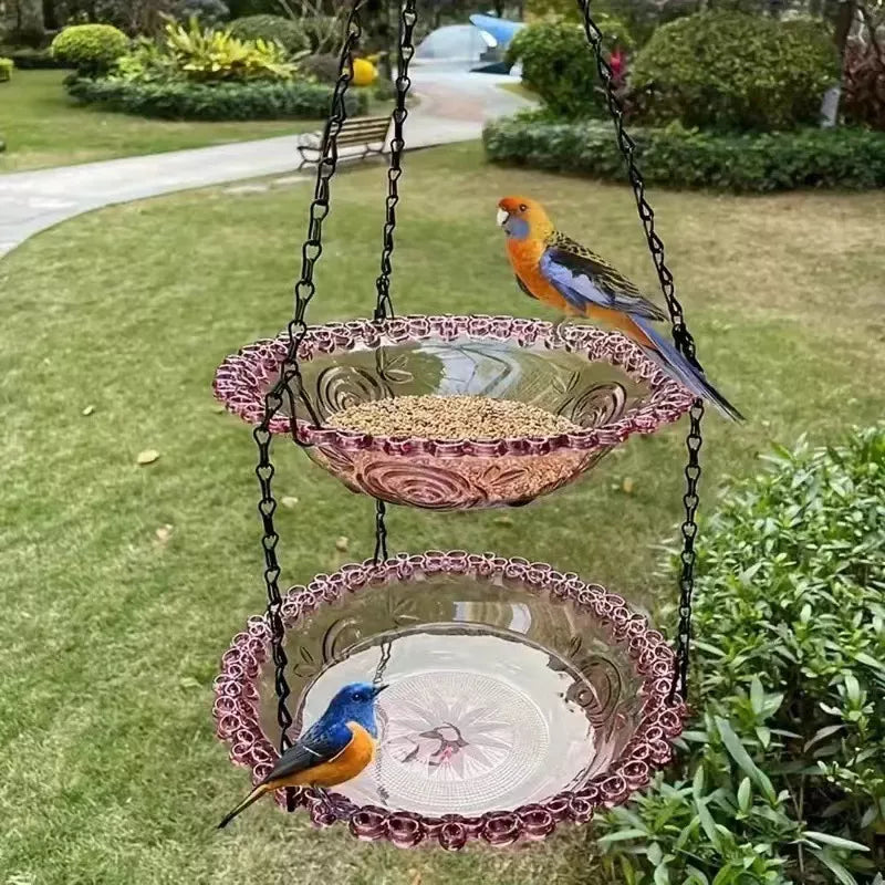 🔥💐 FRÜHLINGSTAG SALE - 50 % RABATT ⚡ ÜBER 50.000 VERKAUFT! 🐦 Solar Hänge-Vogelbad – Brunnen oder Vogelfutterspender