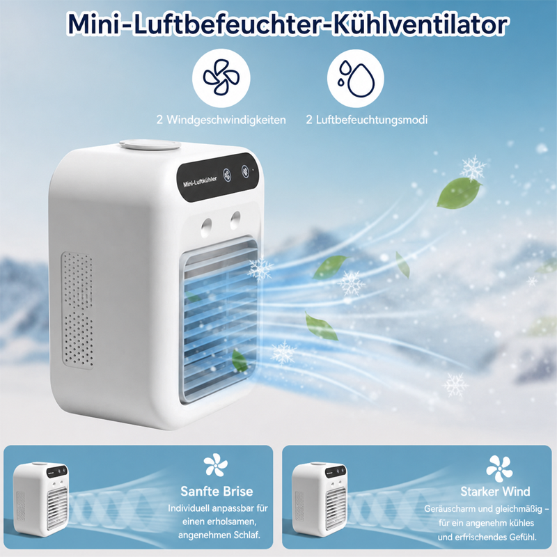 🌬️Tragbare 3-in-1-Klimaanlage mit Ventilator & Luftreiniger
