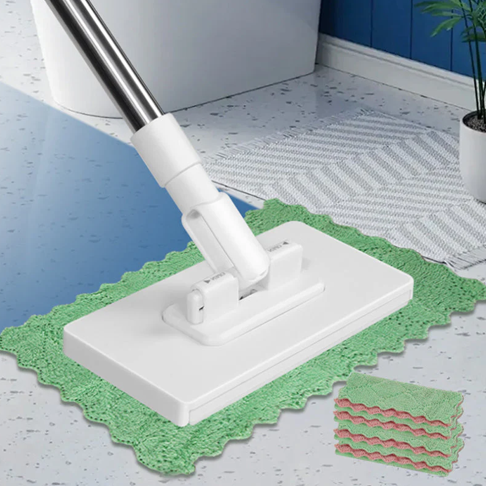 💥 LETZTER TAG! 50% RABATT 💥 Einweg-Staubmopp mit 5 wiederverwendbaren Bezügen -Remifa®