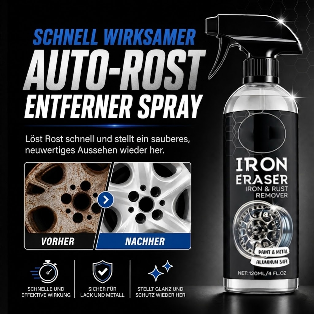 🔥HEISSER SALE – 50 % RABATT🚗 Sag Rost für immer Lebewohl mit dem schnell wirkenden Auto-Rostentferner-Spray 🔧