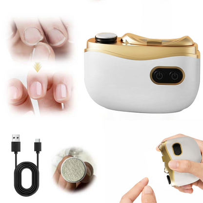 💥LETZTER TAG VERKAUF 50% RABATT💥 2-in-1 Elektrischer Nagelknipser & Polierer 🏆 Universelle automatische Nagelfeile für Erwachsene und Kinder👶 -Remifa®