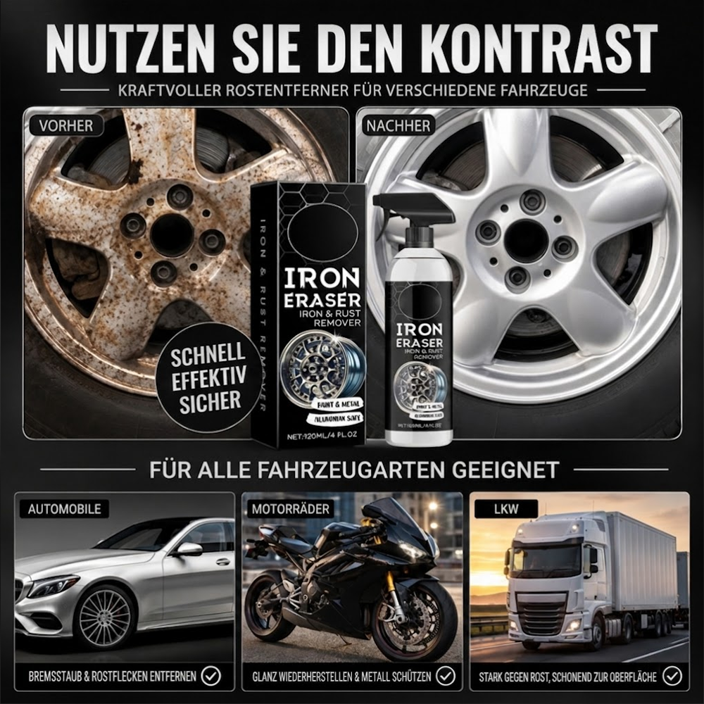 🔥HEISSER SALE – 50 % RABATT🚗 Sag Rost für immer Lebewohl mit dem schnell wirkenden Auto-Rostentferner-Spray 🔧