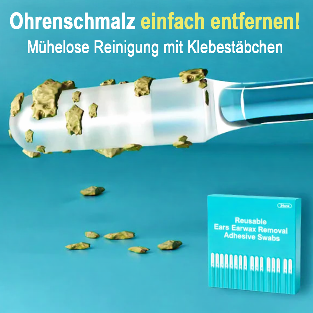 ⏰Letzter Tag Verkauf 50% Rabatt🔥Wiederverwendbare Klebetupfer zur Entfernung von Ohrenschmalz👂