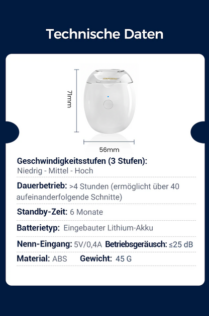 💥LETZTER TAG VERKAUF 50% RABATT💥 Universelle automatische Nagelfeile für Erwachsene und Kinder👶 -Remifa®