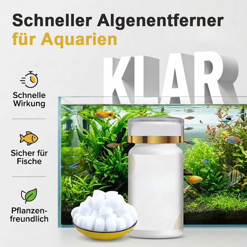 🐟💧 50% RABATT 🔥 Effektives Mittel gegen grünes Wasser & Moos im Aquarium – kristallklares Wasser in kurzer Zeit ✨