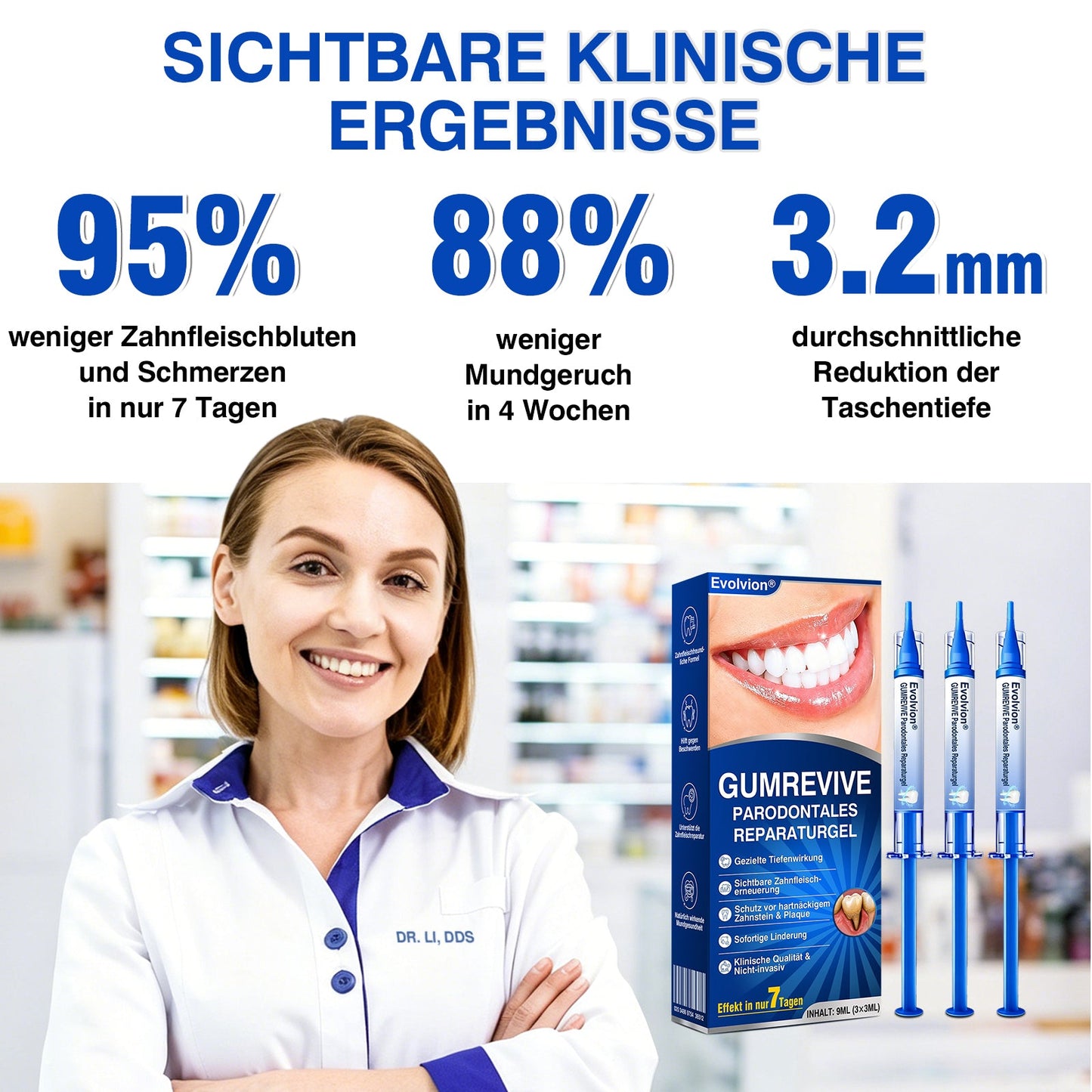 🇩🇪👨‍⚕️✅🦷Evolvion® GumRevive Parodontales Reparaturgel