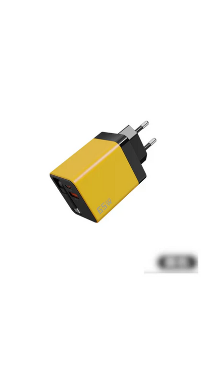 60%off3-in-1-GaN-Ladegerät, 80 W MAX skalierbares Schnelllademodul mit Typ-C-Kabel und 2 USB-Anschlüssen (Copy)