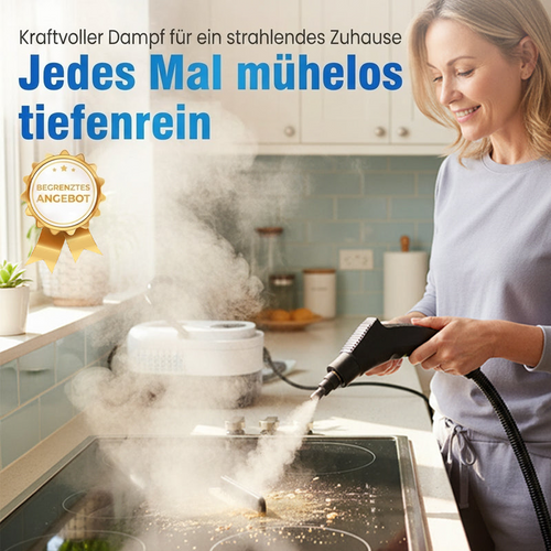60% off📢📢50% Rabatt  !!!⏰Hochdruck-Dampfreiniger mit LCD-Display｜Vielseitig für Zuhause, Auto & Küche｜Effektiv gegen Fett & Bakterien✨ (Copy)
