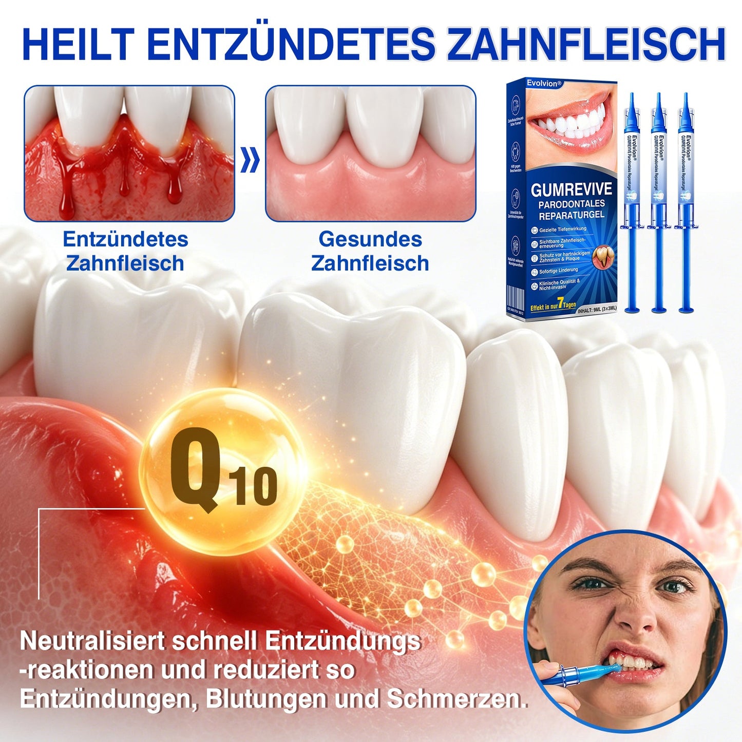 🇩🇪👨‍⚕️✅🦷Evolvion® GumRevive Parodontales Reparaturgel
