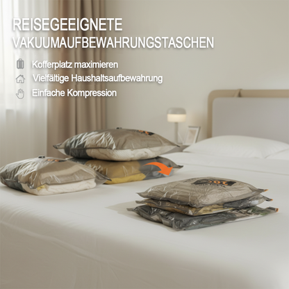 Vakuum-Kompressionsbeutel für Reisen & Zuhause – Platzsparende Aufbewahrung für Kleidung 🧳🏠