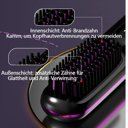 🪮✨ Der erste intelligente Styling-Kamm mit Doppelfunktion für das Haar – präzise, sicher, mühelos