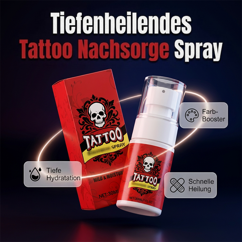 ⏰ Kaufe 2, erhalte 1 gratis! 🎁Feuchtigkeitsspendendes Spray zur Nachsorge bei Tattoos