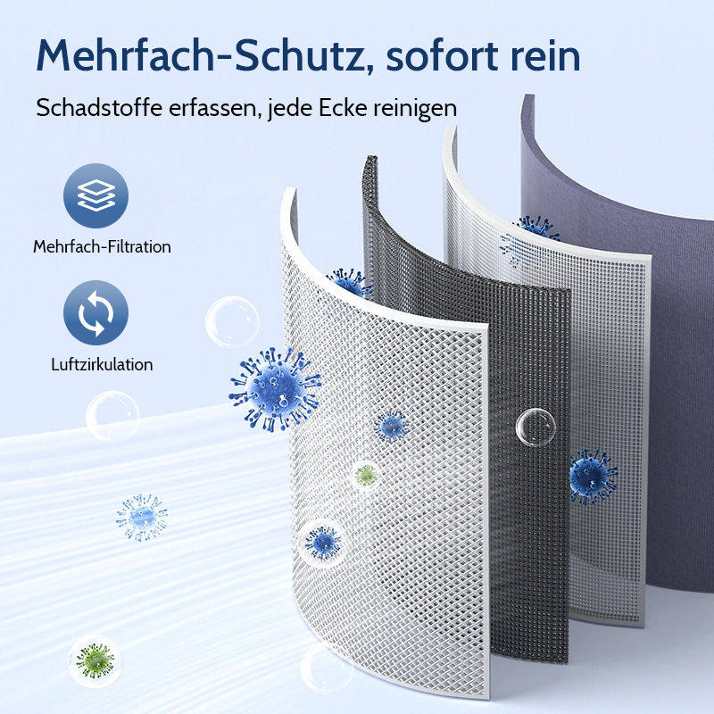 🌬️ 50% RABATT! 🔥 Kompakter Luftreiniger für Zuhause – 2026 Bestseller – Leise, energieeffizient & perfekt für Allergiker, Staub und Haustierhaare 🏠