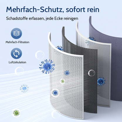 🌬️ 50% RABATT! 🔥 Kompakter Luftreiniger für Zuhause – 2026 Bestseller – Leise, energieeffizient & perfekt für Allergiker, Staub und Haustierhaare 🏠