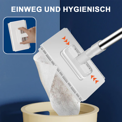 💥 LETZTER TAG! 50% RABATT 💥 Einweg-Staubmopp mit 5 wiederverwendbaren Bezügen -Remifa®