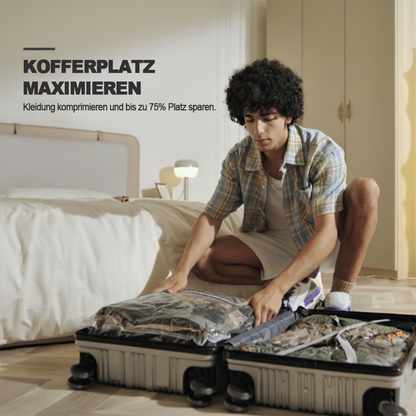 Vakuum-Kompressionsbeutel für Reisen & Zuhause – Platzsparende Aufbewahrung für Kleidung 🧳🏠