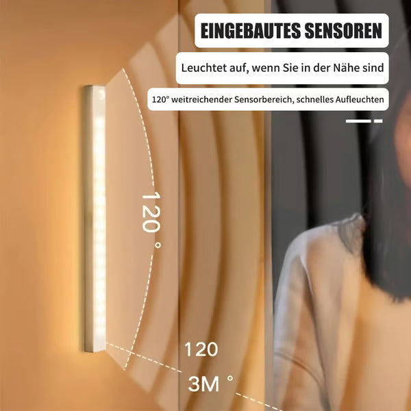🏆🔥💡Bohrfreie intelligente Sensor magnetische aufladbare LED-Leuchte -Remifa®