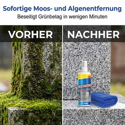 ⏰ Kaufe 2, erhalte 1 gratis! 🎁Grabstein-Reinigungs- & Restaurierungsspray – Flecken sofort entfernen