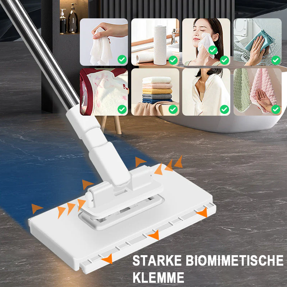 💥 LETZTER TAG! 50% RABATT 💥 Einweg-Staubmopp mit 5 wiederverwendbaren Bezügen -Remifa®