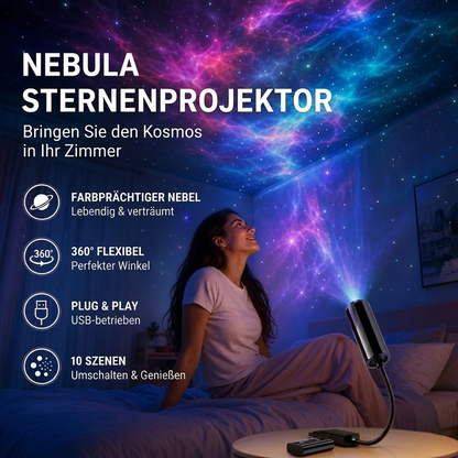 🌌 HD Galaxie- & Ozean-Projektor – Einfach einstecken & genießen! 🥳 Bereits über 50.000 begeisterte Kunden! ✨