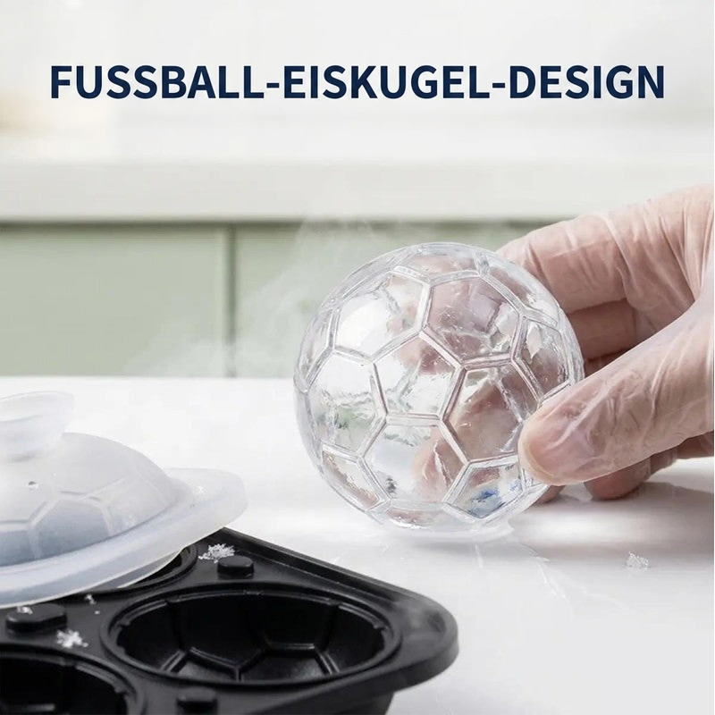 📢 2+1 GRATIS-ANGEBOT 📢 Eisballform aus Silikon in Fußballform⚽🍻Feiern wir die Weltmeisterschaft und stoßen wir fröhlich an!! 🍻