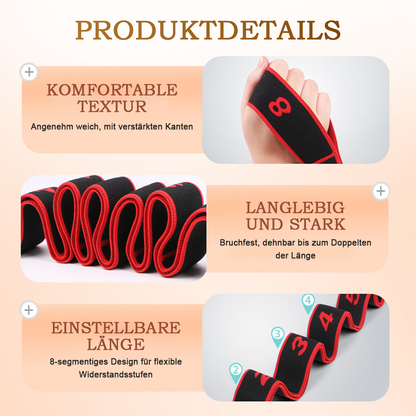 Fitness-Widerstandsband für Stretching und Yoga