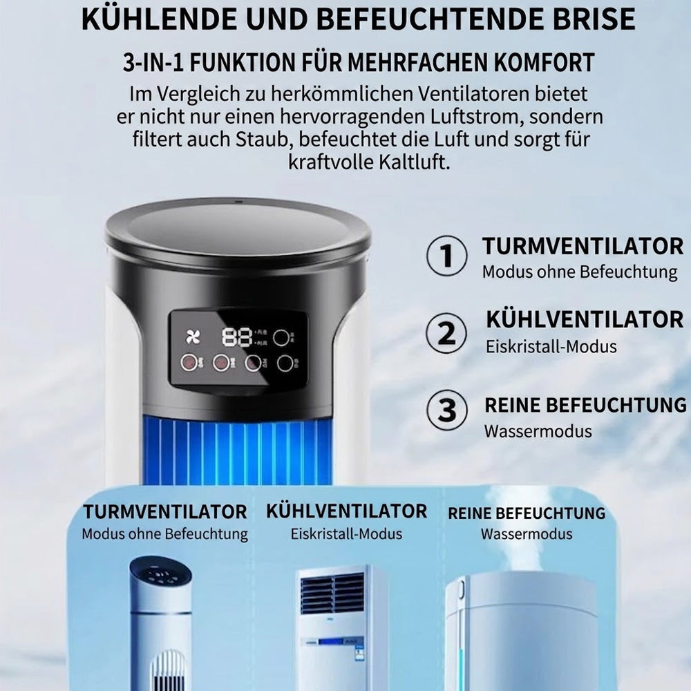 USB-Tischventilator mit Wasserkühlung