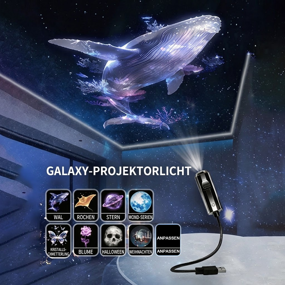 🌌 HD Galaxie- & Ozean-Projektor – Einfach einstecken & genießen! 🥳 Bereits über 50.000 begeisterte Kunden! ✨