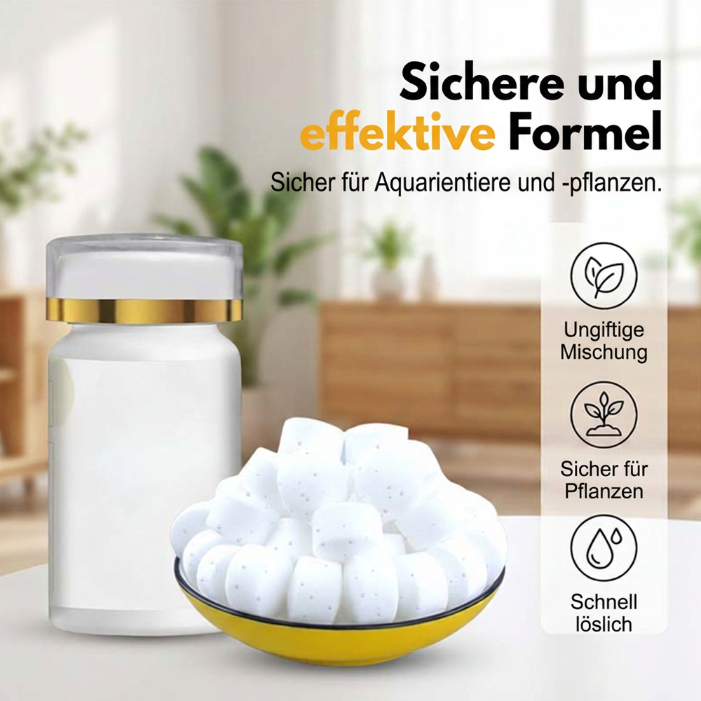🐟💧 50% RABATT 🔥 Effektives Mittel gegen grünes Wasser & Moos im Aquarium – kristallklares Wasser in kurzer Zeit ✨