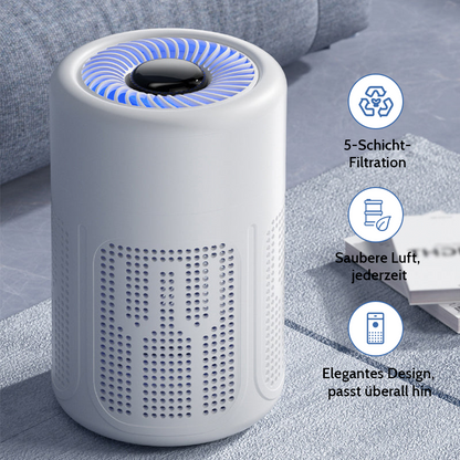 🌬️ 50% RABATT! 🔥 Kompakter Luftreiniger für Zuhause – 2026 Bestseller – Leise, energieeffizient & perfekt für Allergiker, Staub und Haustierhaare 🏠