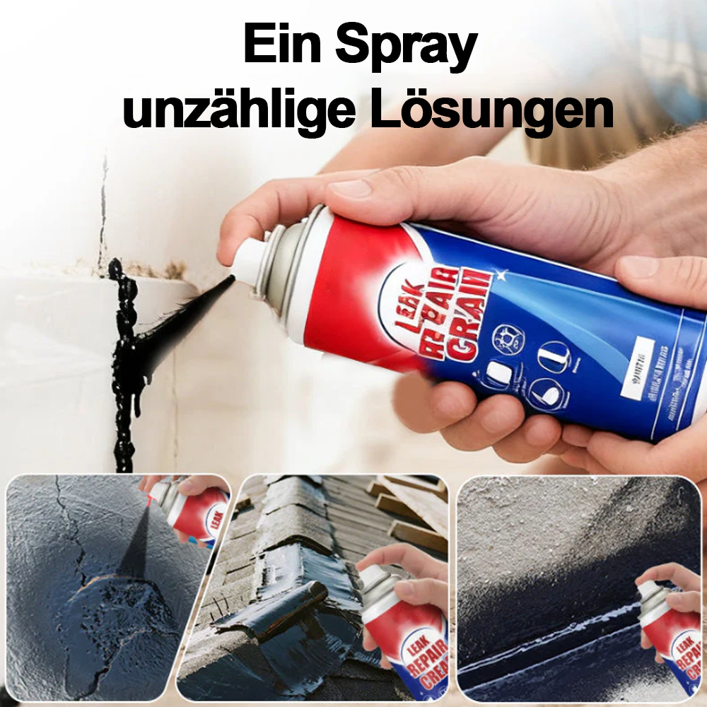 ✨ Sofortiges Leckreparatur-Spray – Versiegelt Risse & Spalten in 5 Minuten, Wasserdicht & Flexibel für Rohre/Dächer