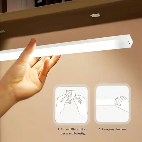 🏆🔥💡Bohrfreie intelligente Sensor magnetische aufladbare LED-Leuchte -Remifa®