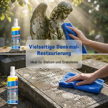 ⏰ Kaufe 2, erhalte 1 gratis! 🎁Grabstein-Reinigungs- & Restaurierungsspray – Flecken sofort entfernen