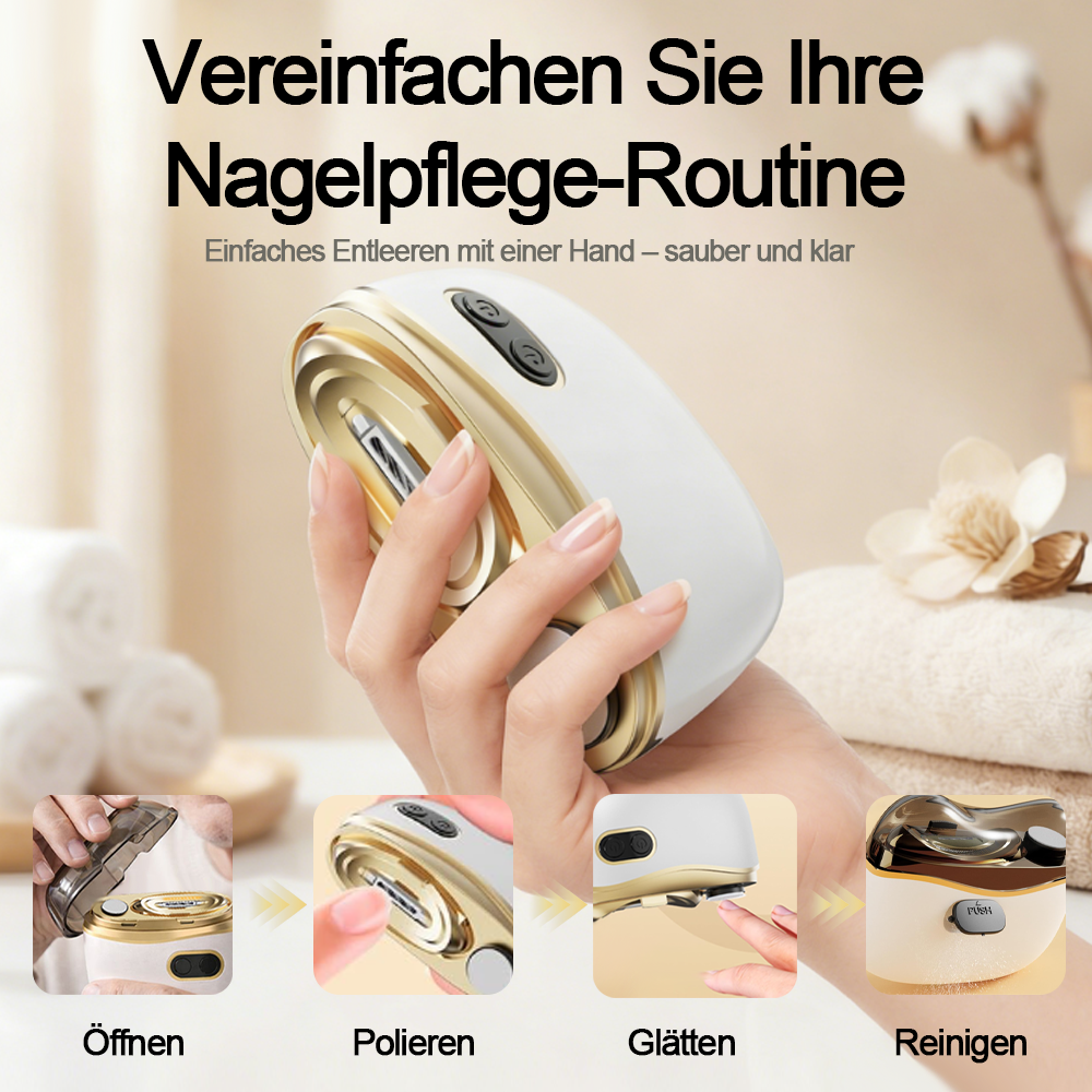💥LETZTER TAG VERKAUF 50% RABATT💥 2-in-1 Elektrischer Nagelknipser & Polierer 🏆 Universelle automatische Nagelfeile für Erwachsene und Kinder👶 -Remifa®
