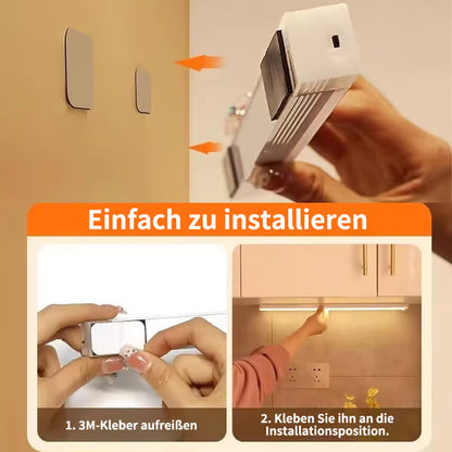🏆🔥💡Bohrfreie intelligente Sensor magnetische aufladbare LED-Leuchte -Remifa®