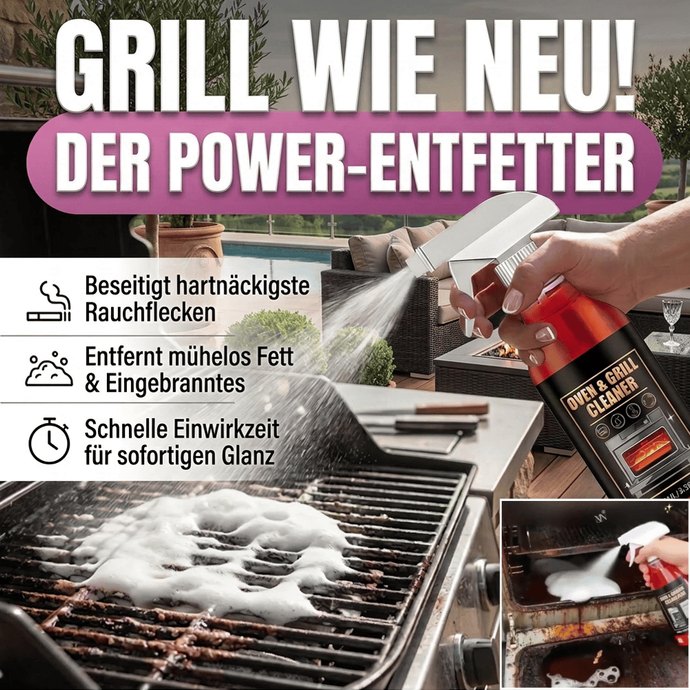 📢📢🔥Kaufe 2 und erhalte 1 gratis⏰Backofen- und Grillreinigungsspray