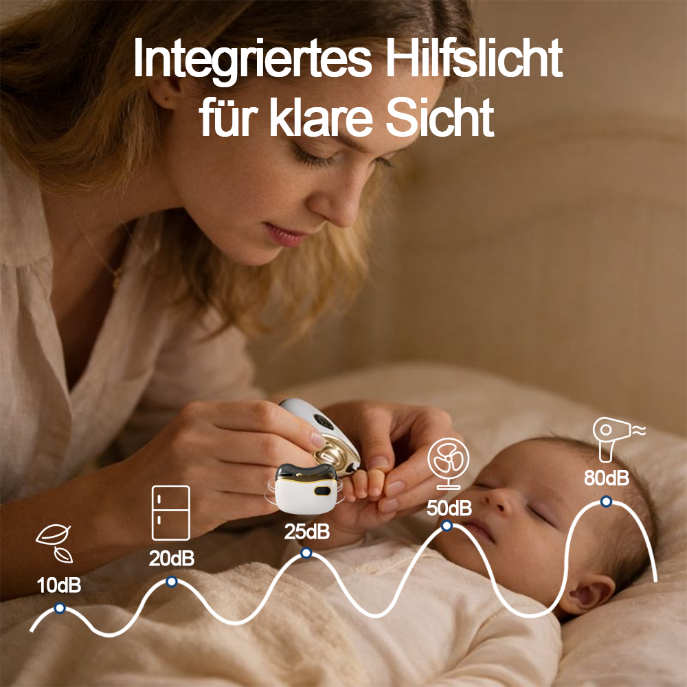 💥LETZTER TAG VERKAUF 50% RABATT💥 2-in-1 Elektrischer Nagelknipser & Polierer 🏆 Universelle automatische Nagelfeile für Erwachsene und Kinder👶 -Remifa®
