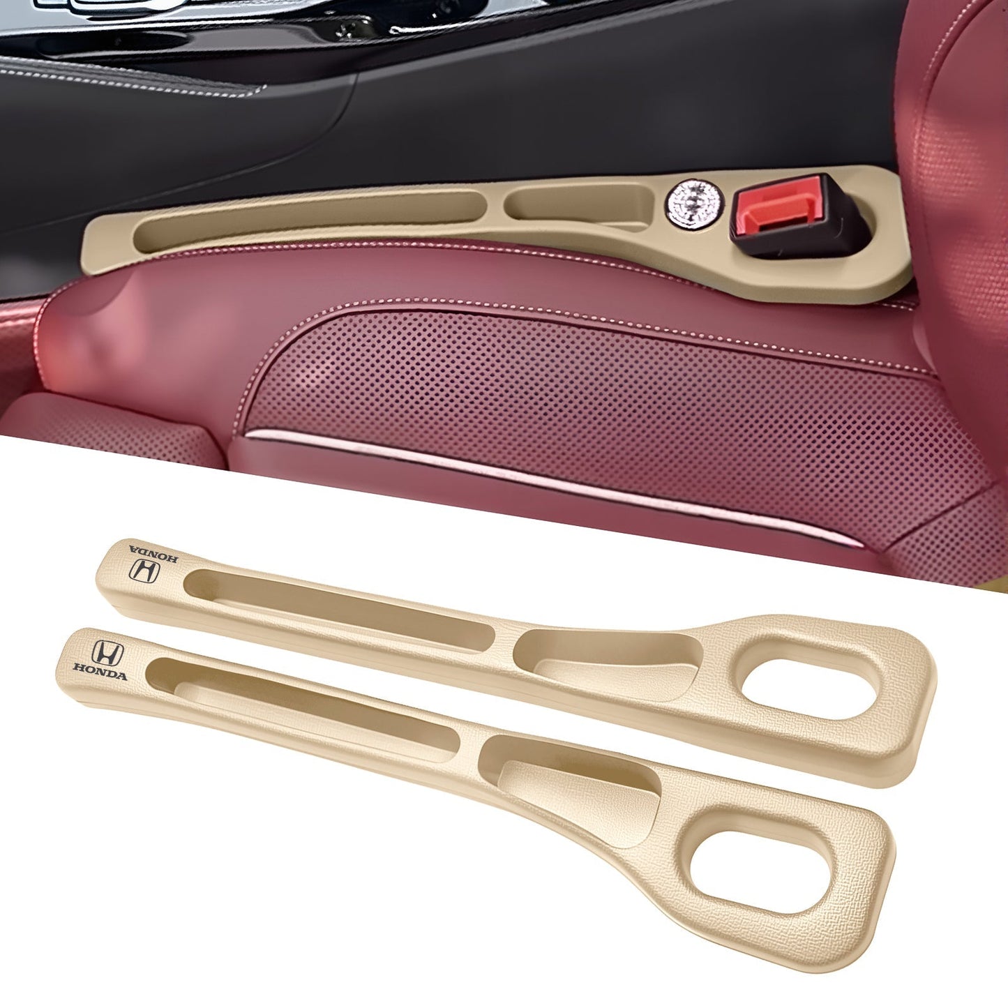 🚗Nie wieder das Handy zwischen den Autositzen verlieren💺🌟Universeller Sitzlücken-Füller • Organizer mit Doppel-Fach🌟