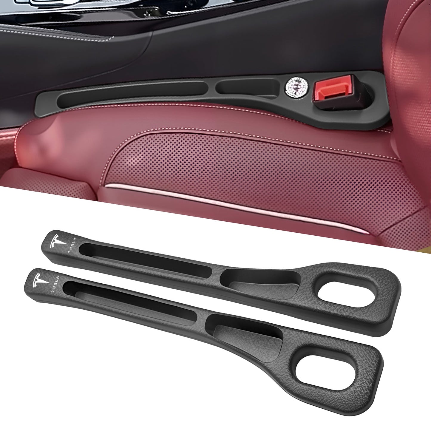 🚗Nie wieder das Handy zwischen den Autositzen verlieren💺🌟Universeller Sitzlücken-Füller • Organizer mit Doppel-Fach🌟
