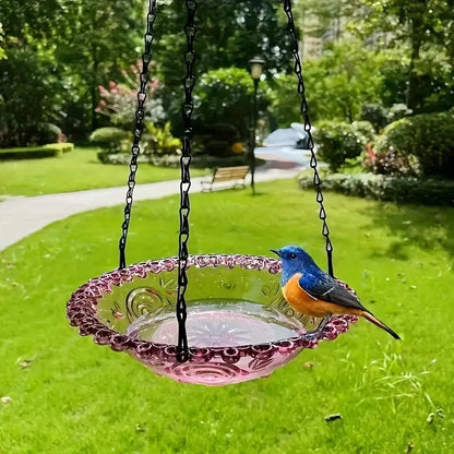 🔥💐 FRÜHLINGSTAG SALE - 50 % RABATT ⚡ ÜBER 50.000 VERKAUFT! 🐦 Solar Hänge-Vogelbad – Brunnen oder Vogelfutterspender