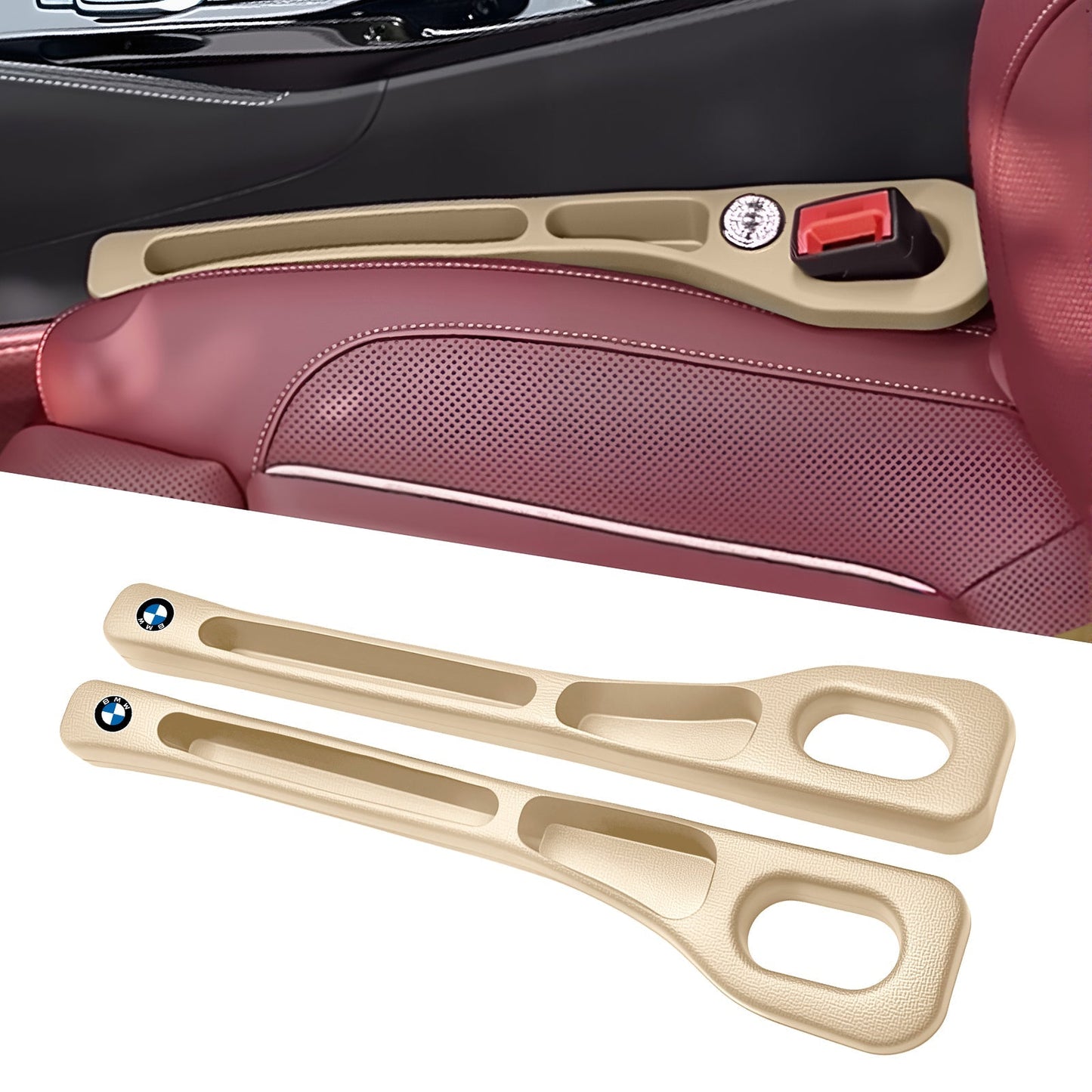 🚗Nie wieder das Handy zwischen den Autositzen verlieren💺🌟Universeller Sitzlücken-Füller • Organizer mit Doppel-Fach🌟