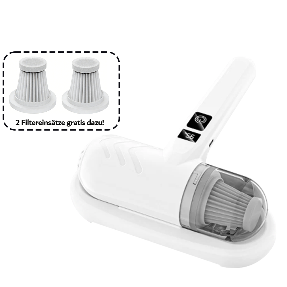 🌟Komplett aufgerüstet🛏️Über 500.000 Stück verkauft!💝Bettstaubsauger mit UV-C-Licht – Klopfen + Saugen + UV in einem!💥🔦 -Remifa®
