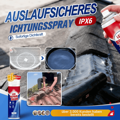 60%off✨ Sofortiges Leckreparatur-Spray – Versiegelt Risse & Spalten in 5 Minuten, Wasserdicht & Flexibel für Rohre/Dächer (Copy)