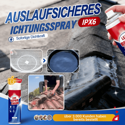 ✨ Sofortiges Leckreparatur-Spray – Versiegelt Risse & Spalten in 5 Minuten, Wasserdicht & Flexibel für Rohre/Dächer