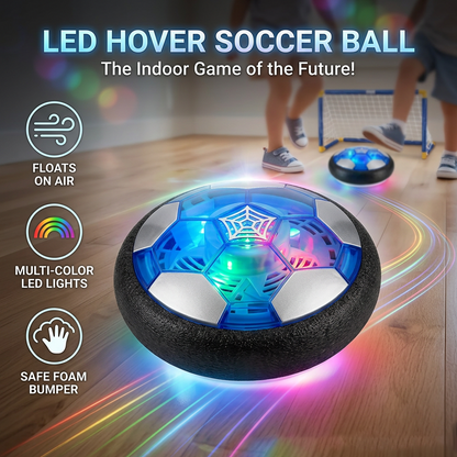 ⚽️Hover Fußball mit LED⚽️ – Sicherer Indoor-Spielspaß für Kinder