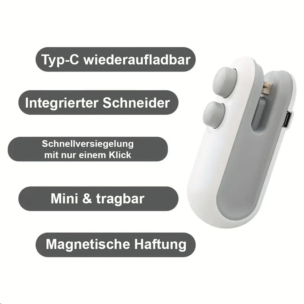 💥Neujahrsangebot 55% Rabatt💥✨Mini Siegelmaschine – 🧊Frisch halten -Remifa®