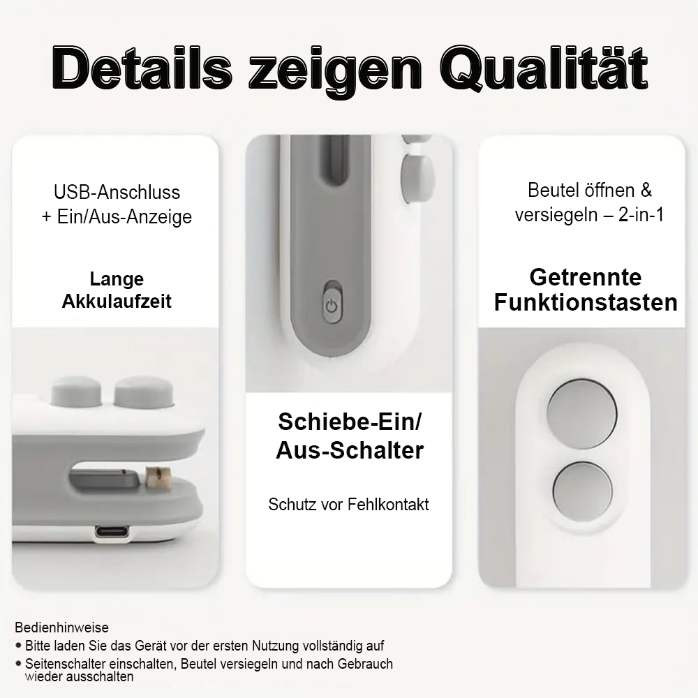 ✨Mini Siegelmaschine – 🧊Frisch halten -Remifa®