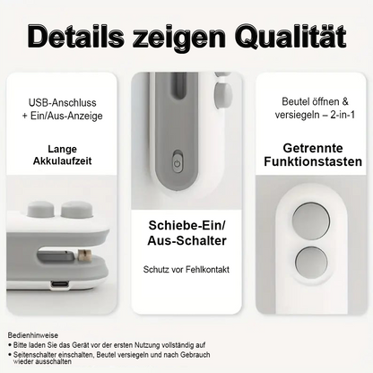 💥Neujahrsangebot 55% Rabatt💥✨Mini Siegelmaschine – 🧊Frisch halten -Remifa®