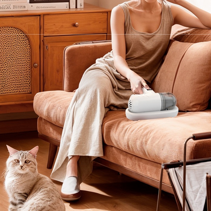 😱🛏️Unsichtbare Milben rauben dir den Schlaf! Normale Staubsauger nutzlos? Klopfen + Saugen + UV in einem!💥🔦 -Remifa®