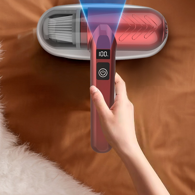 🌟Komplett aufgerüstet🛏️Über 500.000 Stück verkauft!💝Bettstaubsauger mit UV-C-Licht – Klopfen + Saugen + UV in einem!💥🔦 -Remifa®
